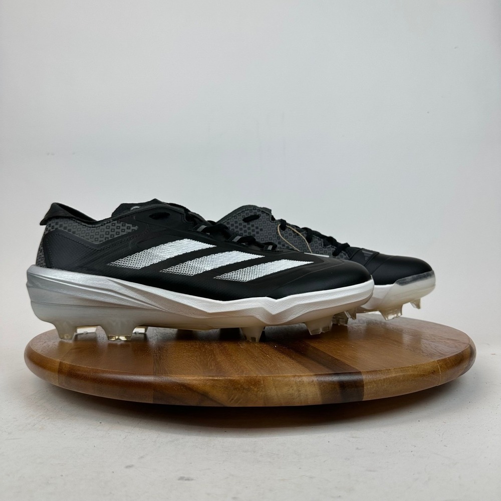 New Adidas Adizero Impact TPU Mens Size 16 Black Cleats Shoes Sneakers